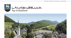 Desktop Screenshot of langenbruck.ch